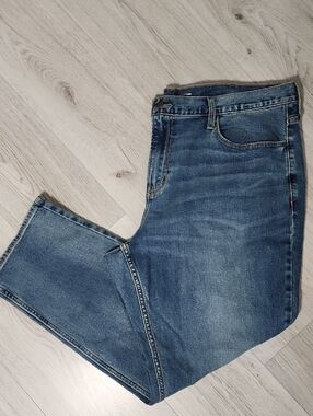 Old Navy Athletic Taper Men's Blue Denim Jeans 42x30